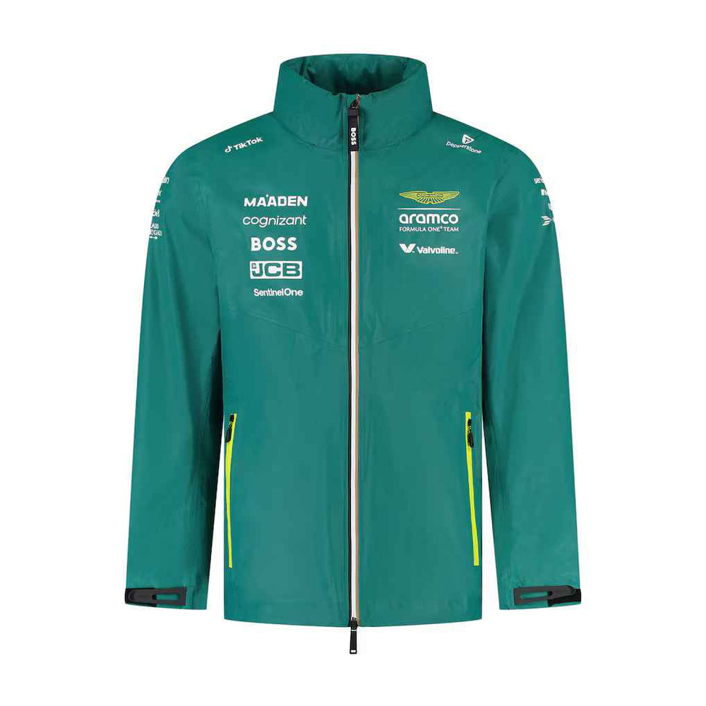 Aston Martin Aramco Cognizant F1 2025 Team Rain Jacket