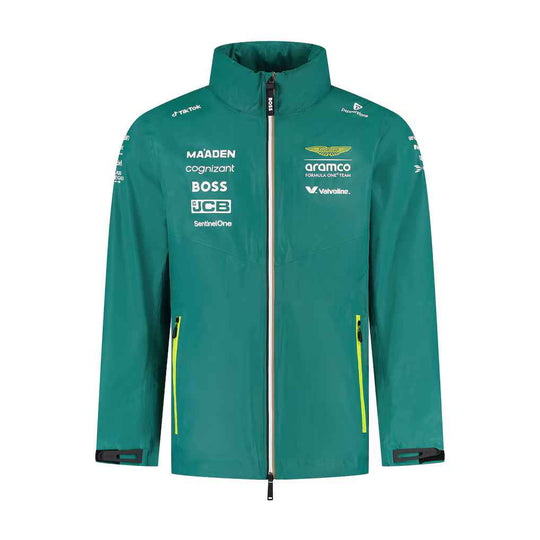 Aston Martin Aramco Cognizant F1 2025 Team Rain Jacket
