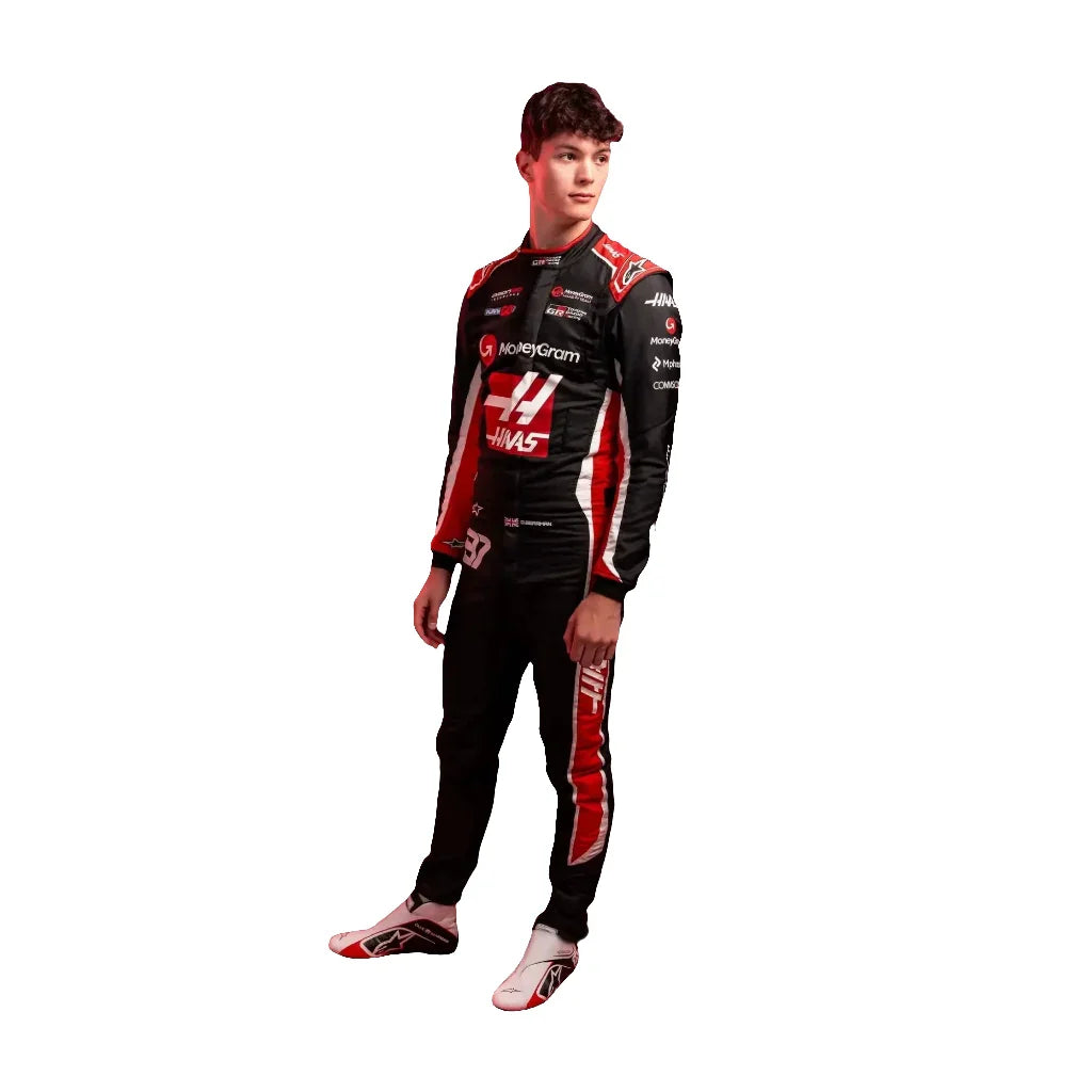 Oliver Bearman 2025 Haas F1 Inspired Race Suit | Creative Racegear - Creative Racewears
