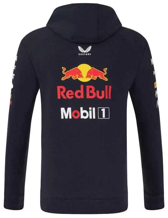 Red Bull Racing F1 Men's 2025 Team Full Zip Hoodie - Navy