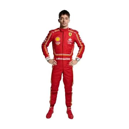 Charles Leclerc 2024 Ferrari F1 Inspired Race Suit | Creative Racegear - Creative Racewears