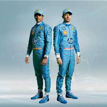 Carlos Sainz 2024 Ferrari F1 Inspired Race Suit | Creative Racegear - Creative Racewears