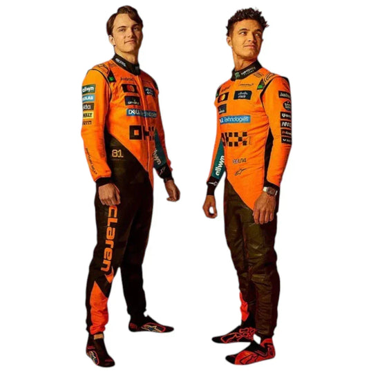 New 2025 Lando Norris McLaren F1 Race Suit - Creative Racewears