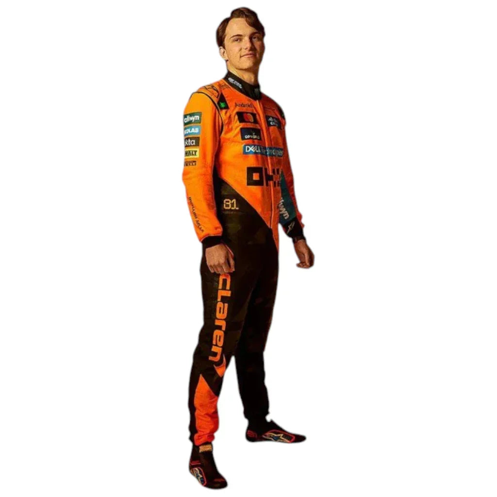 New 2025 Oscar Piastri McLaren F1 Race Suit - Creative Racewears