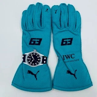 2024 George Russell Mercedes F1 Race Gloves - Creative Racewears