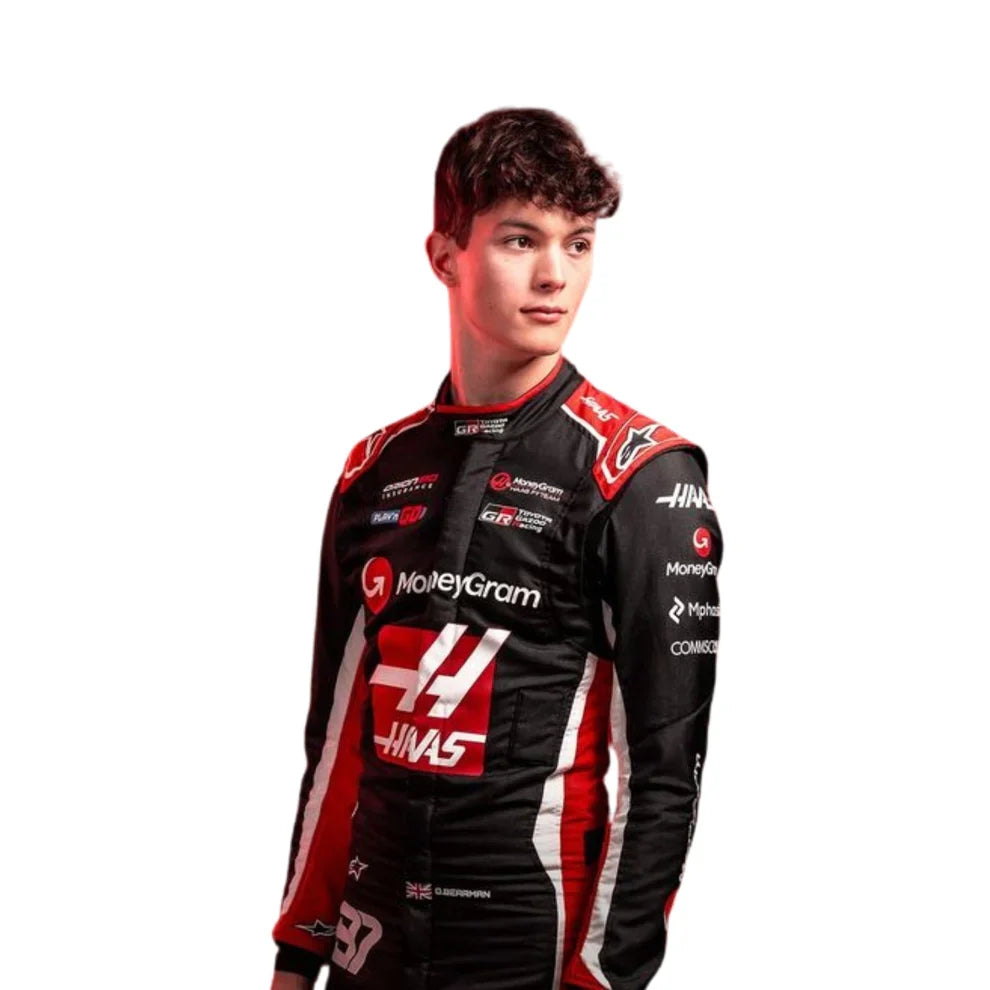 2025 Oliver Bearman Hass F1 Race Suit - Creative Racewears