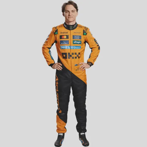 Oscar Piastri 2025 McLaren F1 Inspired Race Suit | Creative Racegear - Creative Racewears