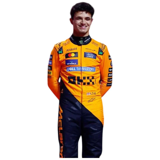 Lando Norris 2025 McLaren F1 Inspired Race Suit | Creative Racegear - Creative Racewears