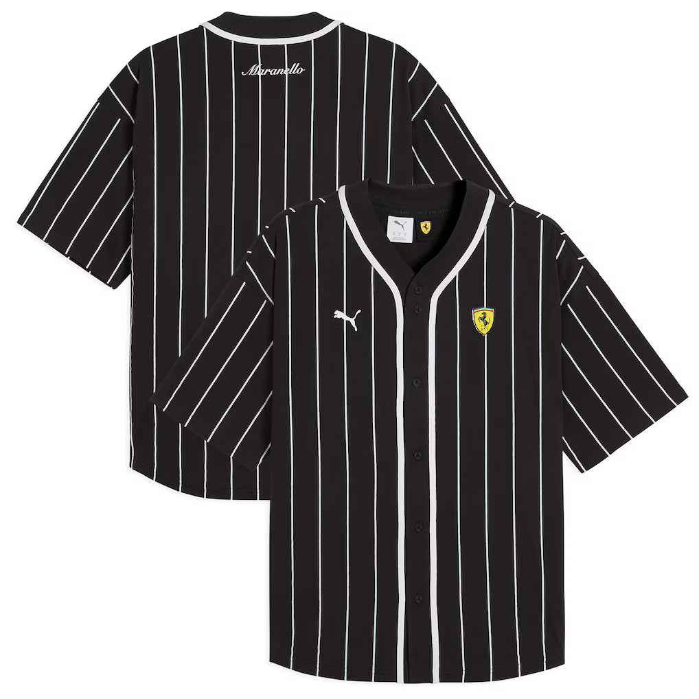 Scuderia Ferrari Baseball Jersey by Puma - Black