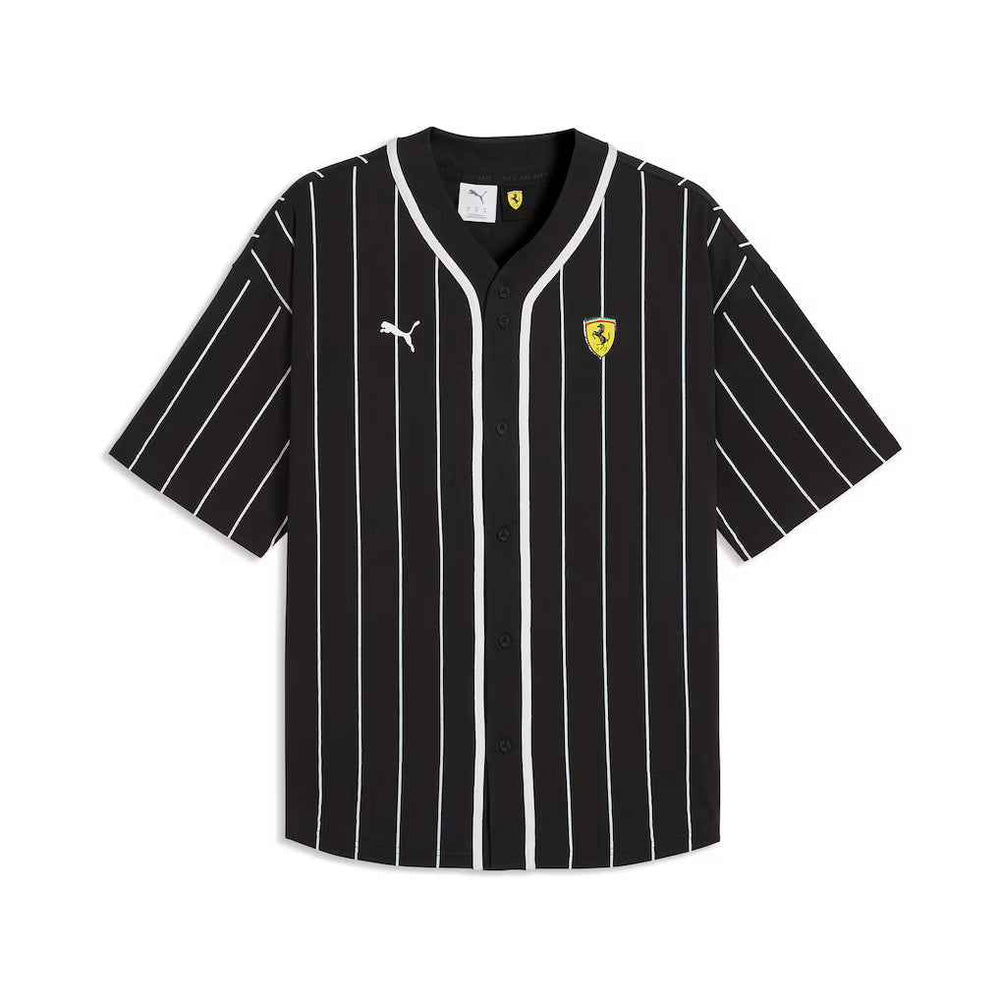 Scuderia Ferrari Baseball Jersey by Puma - Black