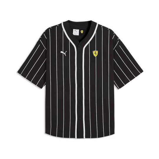 Scuderia Ferrari Baseball Jersey by Puma - Black