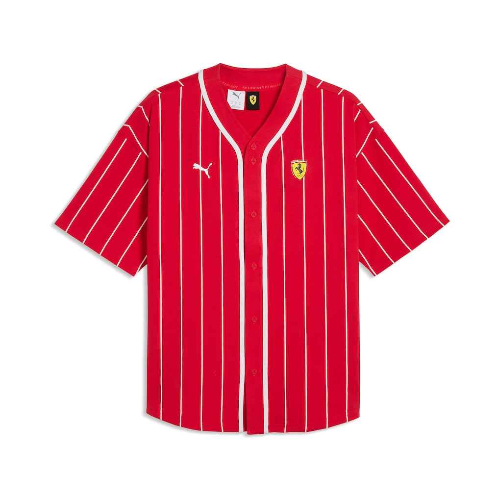 Scuderia Ferrari Baseball Jersey by Puma - Red