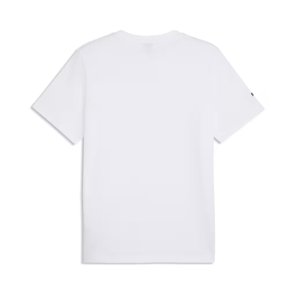 Scuderia Ferrari Large Shield T-Shirt by Puma - White - Creative Racewears
