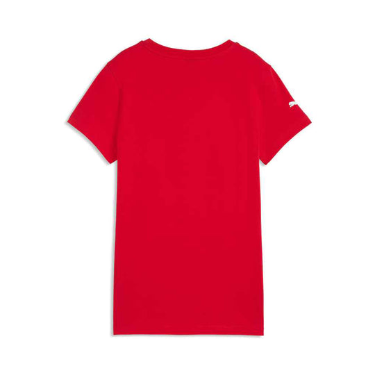 Scuderia Ferrari Puma Large Shield T-Shirt - Red - Womens