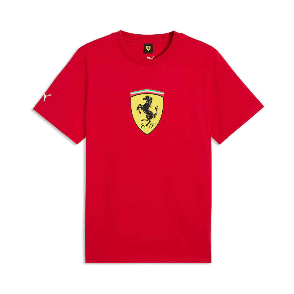 Scuderia Ferrari Puma Large Shield T-Shirt - Red