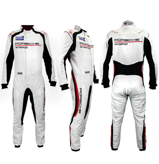 Porsche Motorsport Race Suit La Couture Hybrid white - Creative Racewears