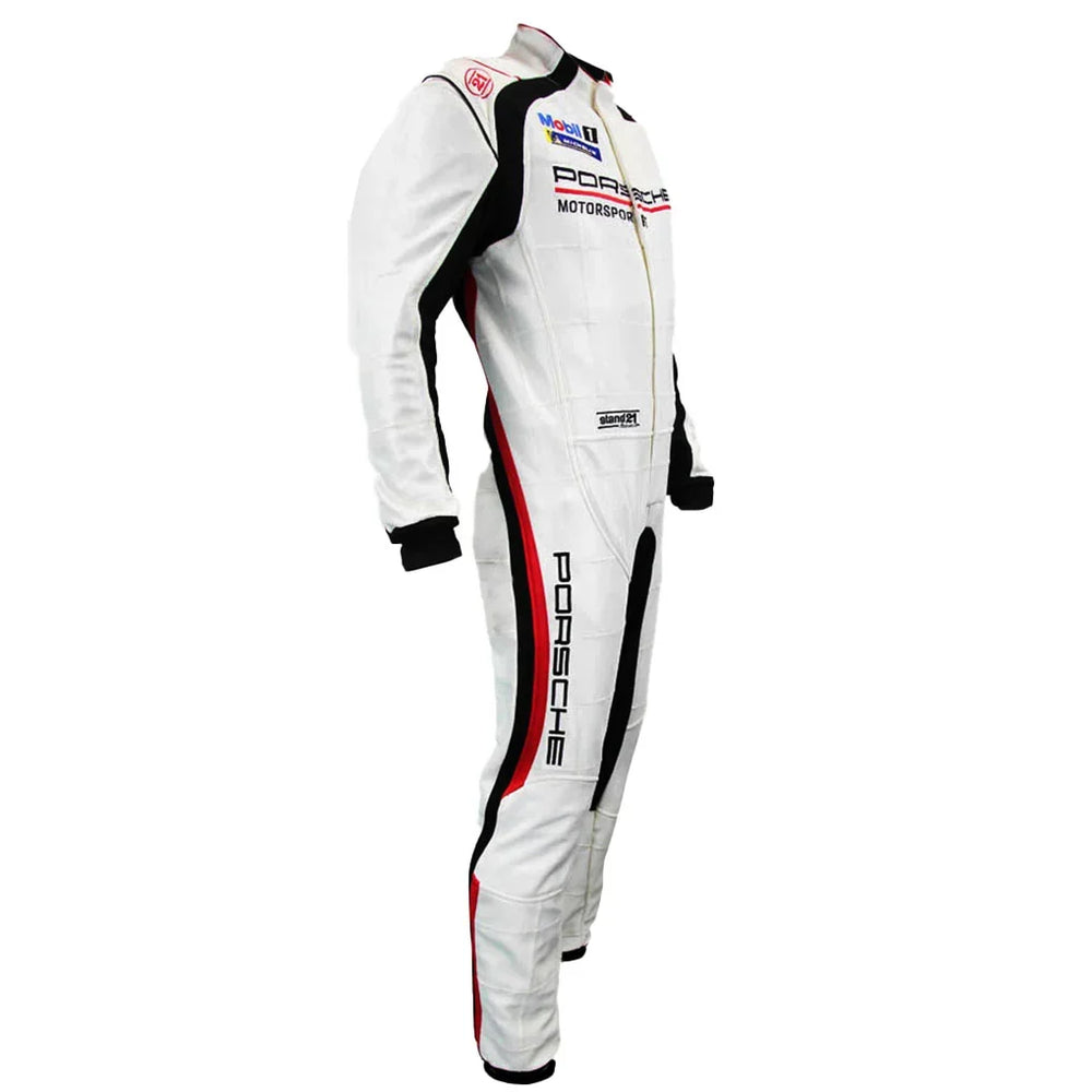 Porsche Motorsport Race Suit La Couture Hybrid white - Creative Racewears