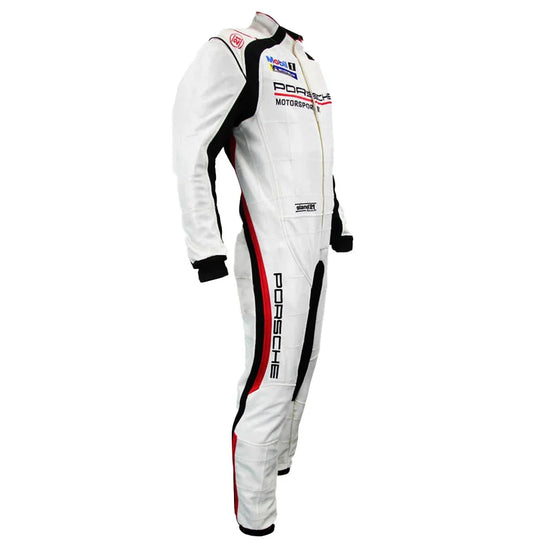 Porsche Motorsport Race Suit La Couture Hybrid white - Creative Racewears